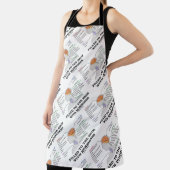 Tablier Rempli Au Brim Avec Hormones Endocrine Humour (Insitu)