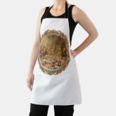 Tablier Renaissance Painting Parody Man Eating Sushi (Insitu)