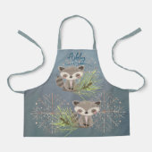 Tablier Renard bleu (Recto)