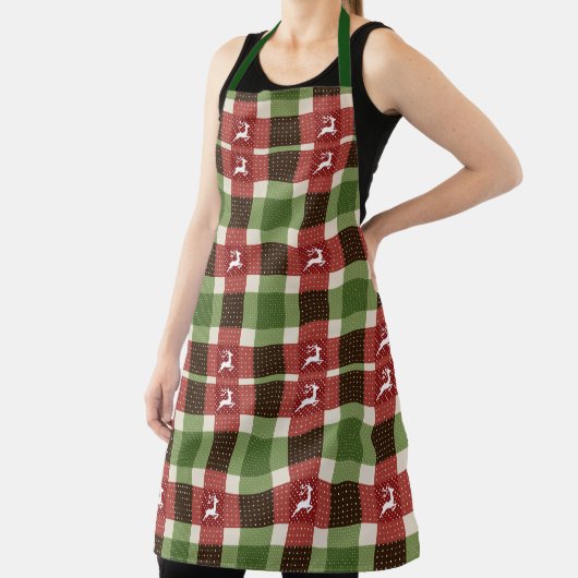 Tablier Renard de Noël et Plaid (Insitu)