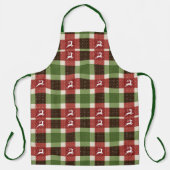 Tablier Renard de Noël et Plaid (Recto)