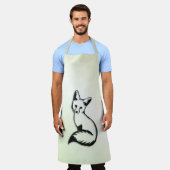 Tablier Renard vert (Porté)