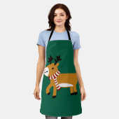 Tablier Renne de Noël (Porté)