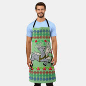 Tablier Rennes de Noël (Porté)