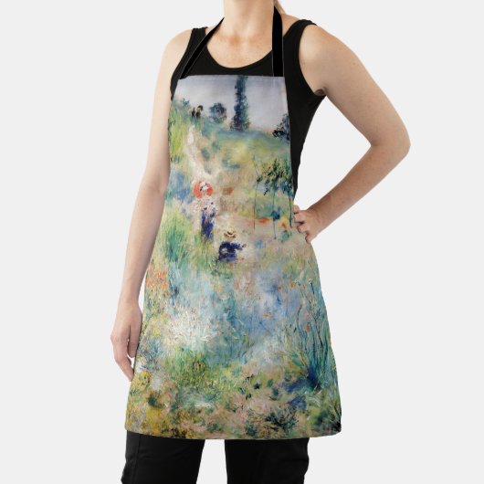 Tablier Renoir - Chemin menant à travers l'herbe haute (Insitu)