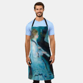 Tablier Renoir femme à l'impressionniste Vintage de piano (Porté)