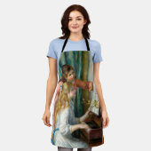 Tablier Renoir Girls at the Piano Impressionism Painting (Porté)