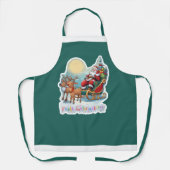 Tablier Rentierschlitten mit Rudi -  (Recto)