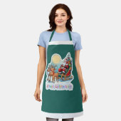 Tablier Rentierschlitten mit Rudi -  (Porté)