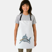 Tablier Requin au baseball avec batte de baseball (Insitu)