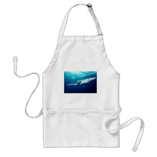 Tablier Requin bleu