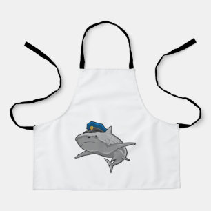 Tablier Requin en tant que policier Police