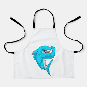Tablier requin-marteau en tant que culturiste au Bodybuild