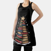 Tablier Réserver Noël Arbre enseignant Bibliothécaire Noël (Insitu)