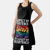 Tablier Respectez Mon Existence Ou Attendez-Vous À Ma Rési (Insitu)