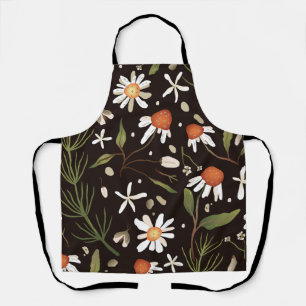 Tablier Ressort Motif de surface Florale