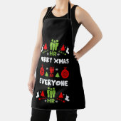 Tablier Ressources humaines Dons de Noël laid Père Noël (Insitu)