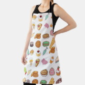 Tablier Restaurant boulangerie coloré adorable impression  (Insitu)