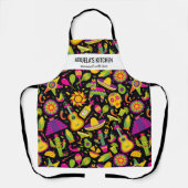 Tablier Restaurant mexicain Chef cuisine Abuela sur mesure (Recto)