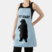 Tablier RESTER FAIM GRIZZLY PORTER CUISINE Apron POUR MAMA (Insitu)