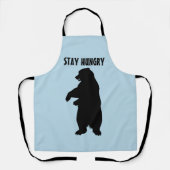Tablier RESTER FAIM GRIZZLY PORTER CUISINE Apron POUR MAMA (Recto)