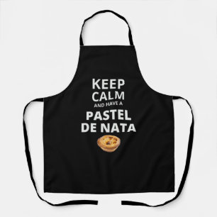 Tablier Restez au calme et prenez un Pastel de Nata