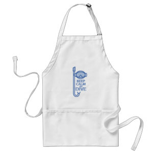 Tablier Restez calme et plongez