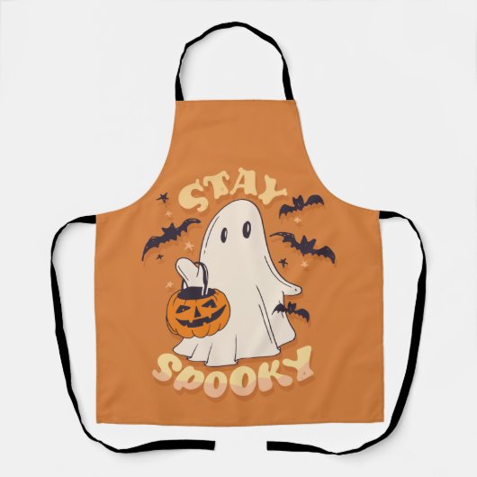 Tablier Restez Éffrayant (Recto)