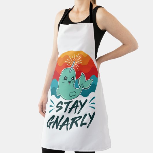Tablier Restez Gnarly mignon Narwhal Narwhal Amover (Insitu)