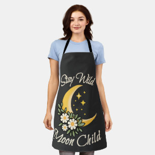 Tablier Restez Sauvage Enfant de la Lune Croissant de Lu
