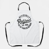 Tablier Retraité 2026 Pas mon problème Plus Retraite (Recto)