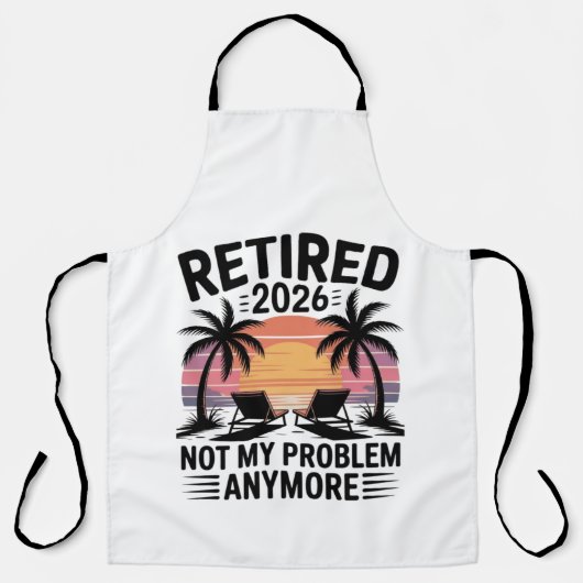Tablier Retraité 2026 plus mon problème (Recto)