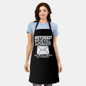 Tablier Retraite du transporteur de courrier des travaille (Porté)