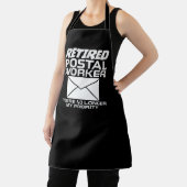 Tablier Retraite du transporteur de courrier des travaille (Insitu)