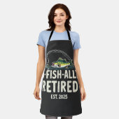 Tablier Retraité Est. 2025 Retraite Fisher Papa (Porté)