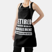 Tablier Retraité Sous Nouvelle Gestion Voir Petits-Enfants (Insitu)