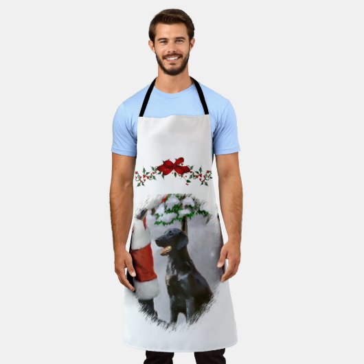 Tablier Retriever à couche plate Noël Petit Noël (Porté)
