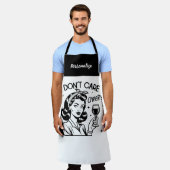 Tablier Retro 1950 Glam Girl Drôle Citation sarcastique (Porté)