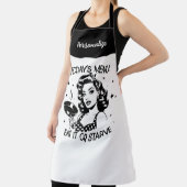 Tablier Retro 1950 Glam Girl Drôle Citation sarcastique (Insitu)