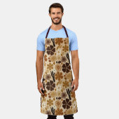 Tablier Retro 1970s Floral Graphic (Porté)