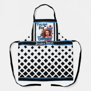 Tablier Retro American Pinup_ Pas pour tout le monde