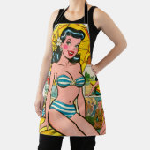 Tablier Retro Bikini Girl Summer Comics (Insitu)