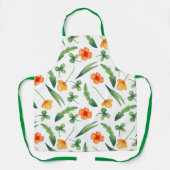 Tablier Retro Boho style Floral Pattern femmes Cuisine (Recto)