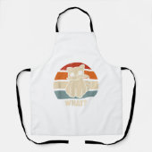 Tablier Rétro Ce Chat Couteau Meow Kitty Funny Chats Maman (Recto)