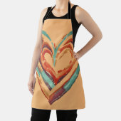 Tablier Rétro en forme de coeur (Insitu)