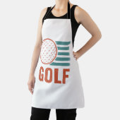 Tablier Retro Grunge Golf (Insitu)