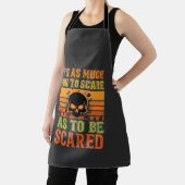 Tablier Retro Halloween Scare Skull Design_1 (Insitu)