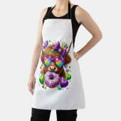 Tablier Retro Mardi Gras, Vache des Highlands (Insitu)