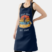 Tablier Retro Meilleur papa par Par Golfing Anniversaire S (Insitu)