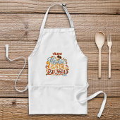 Tablier Rétro Merci Grateful Nom du monogramme béni